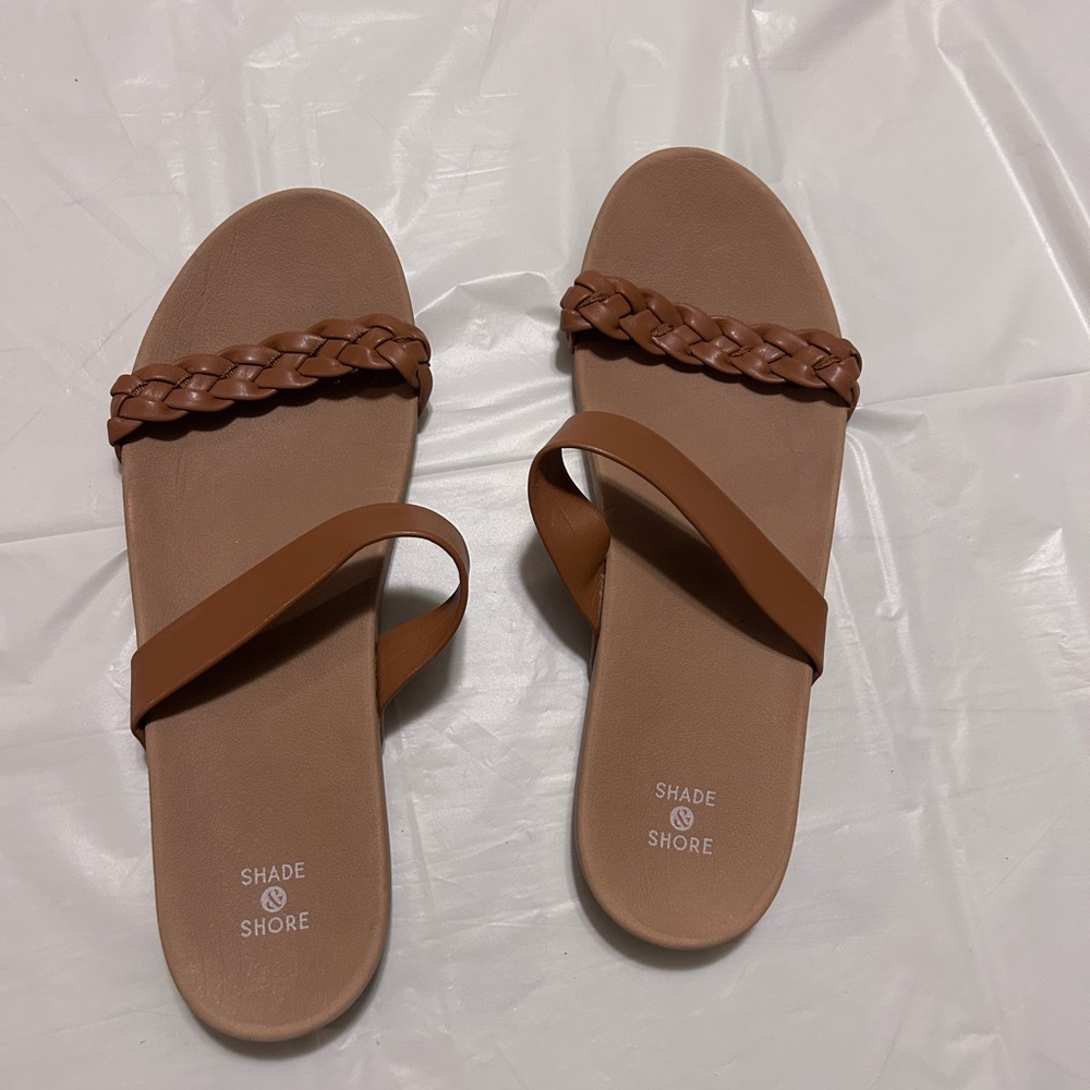 Like NEW Women’s Shade & Shore Dani Sandals size 10 - Picture 8 of 10